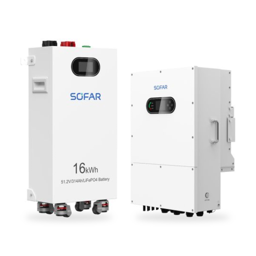 Niskonapięciowy zestaw hybrydowy SOFAR HYD-6K-LT1 +  magazyn energii 16 kWh