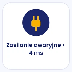 Zasilanie awaryjne poniżej 4 ms