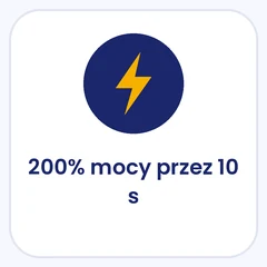 Przeciążalność 200% przez 10 s